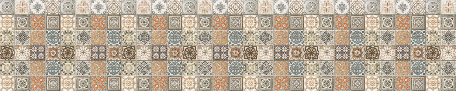 Badrückwand Patchwork