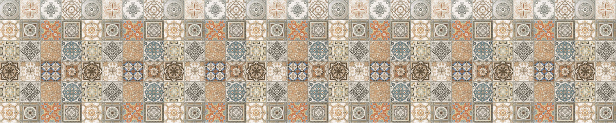 Waschbeckenrückwand Patchwork