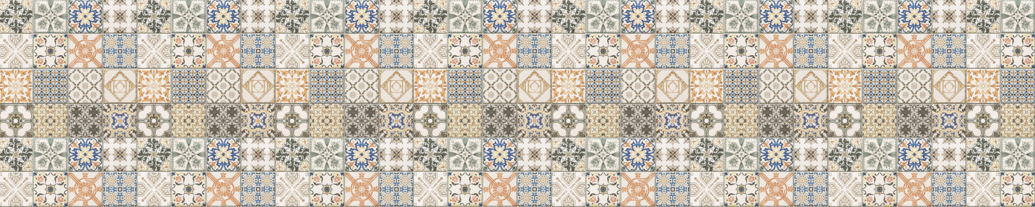 Waschbeckenrückwand Patchwork