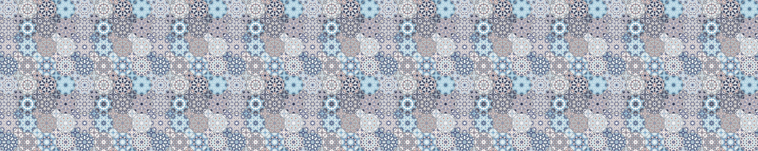 Badrückwand Patchwork