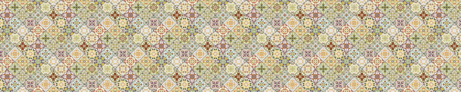 Badrückwand Patchwork