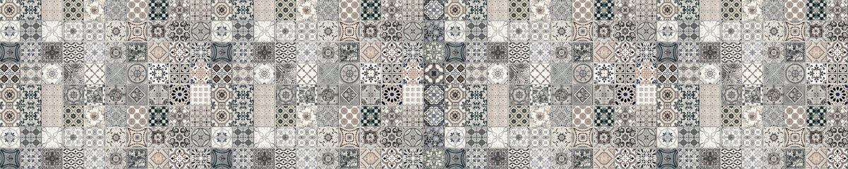 Waschbeckenrückwand Patchwork