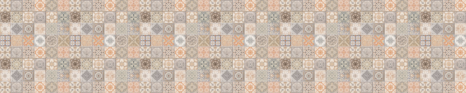 Waschbeckenrückwand Patchwork