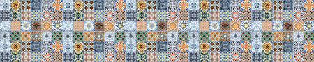 Badrückwand Patchwork