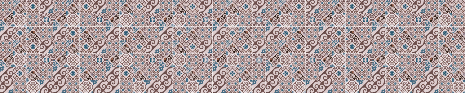 Waschbeckenrückwand Patchwork