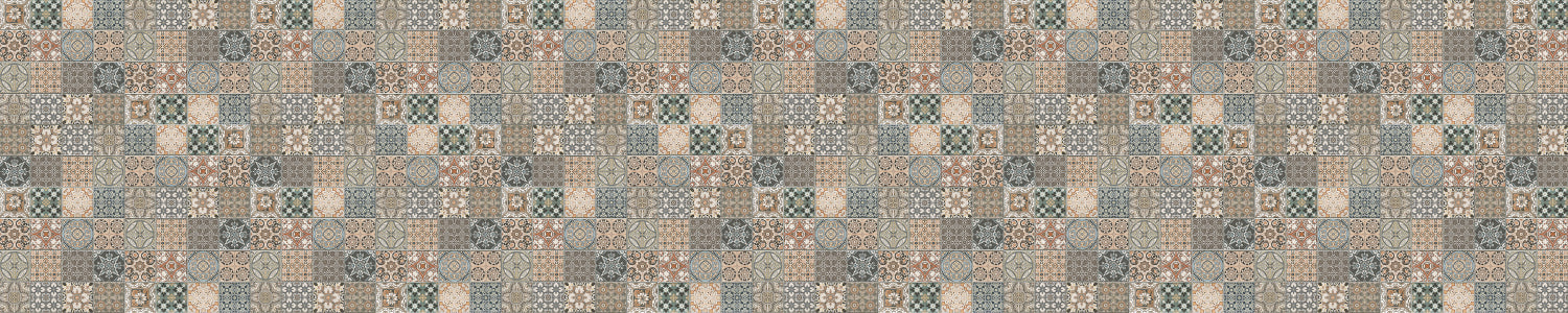 Badrückwand Patchwork