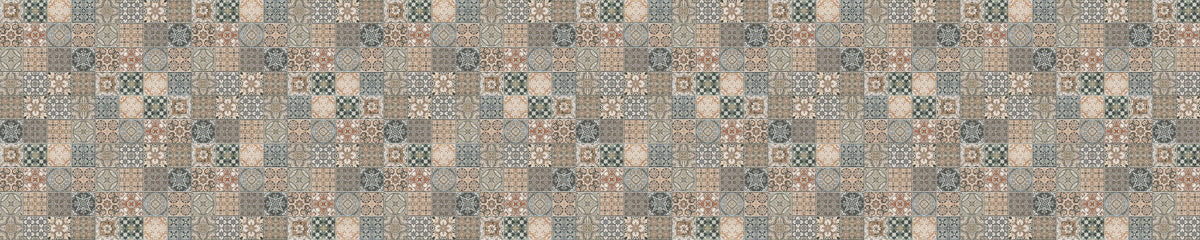 Waschbeckenrückwand Patchwork