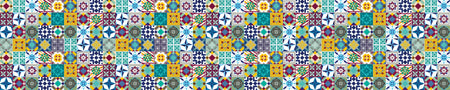 Waschbeckenrückwand Patchwork