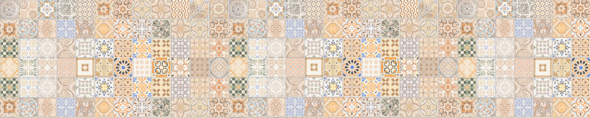 Badrückwand Patchwork