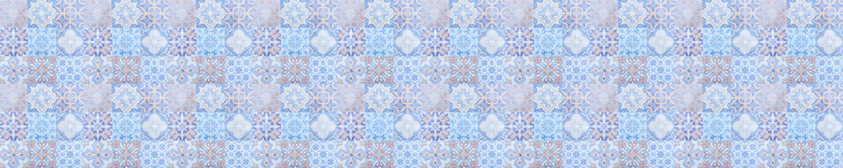 Badrückwand Patchwork