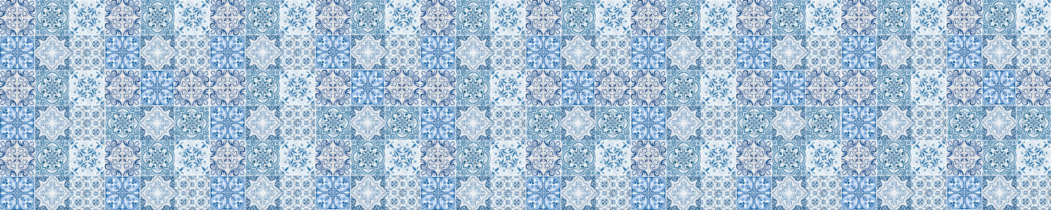 Badrückwand Patchwork