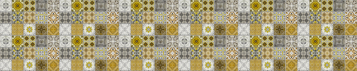 Waschbeckenrückwand Patchwork