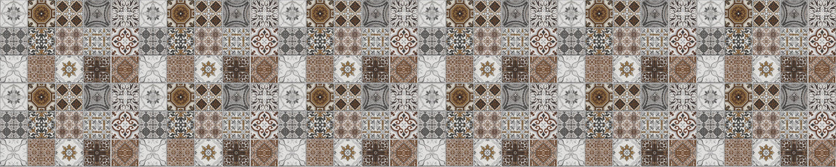 Badrückwand Patchwork