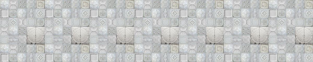 Badrückwand Patchwork