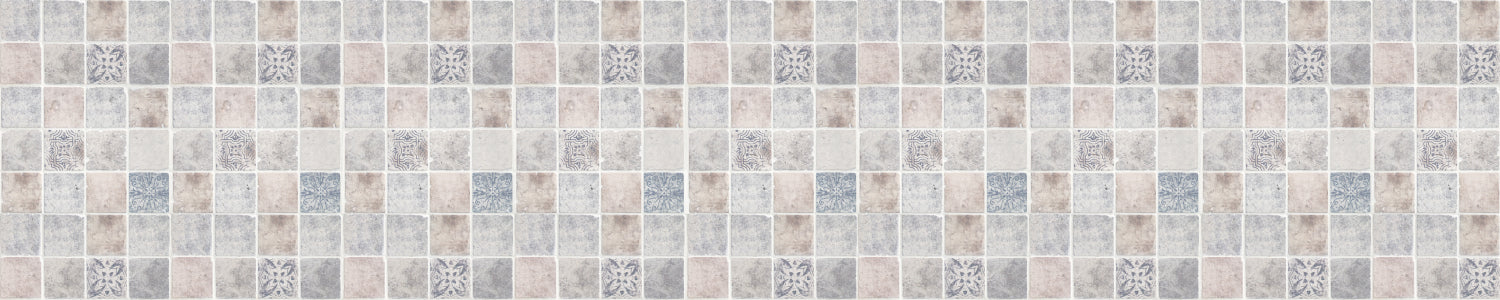 Badrückwand Patchwork