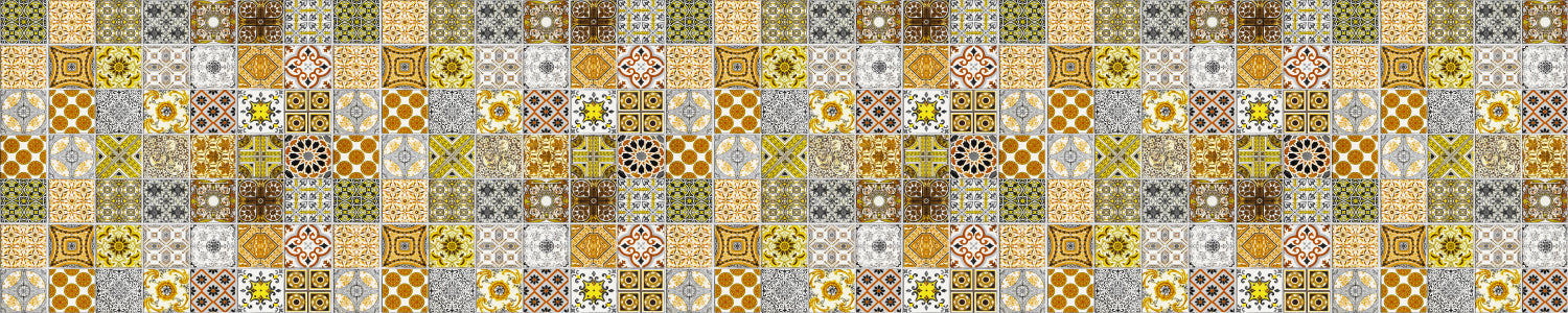 Waschbeckenrückwand Patchwork