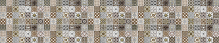 Badrückwand Patchwork