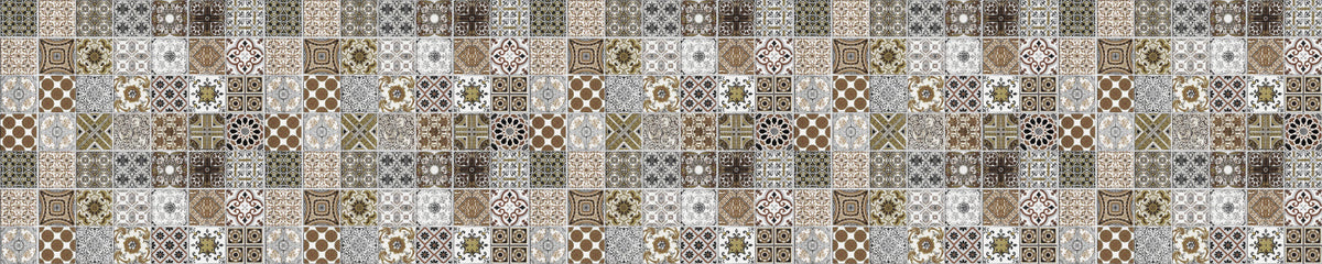 Waschbeckenrückwand Patchwork