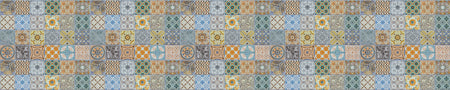 Badrückwand Patchwork