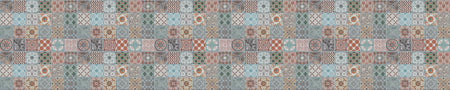 Waschbeckenrückwand Patchwork