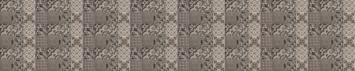 Badrückwand Patchwork