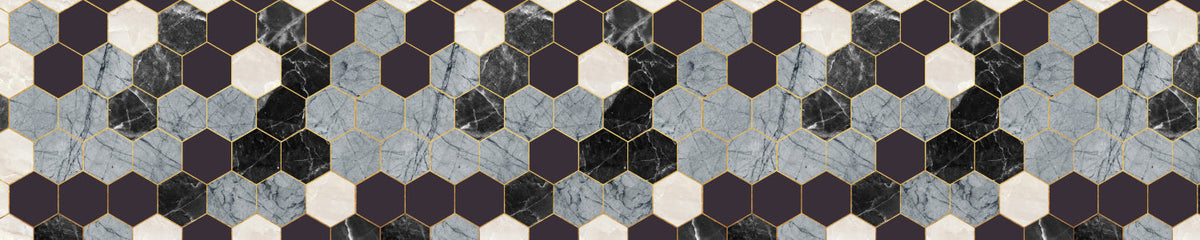 Badrückwand Patchwork