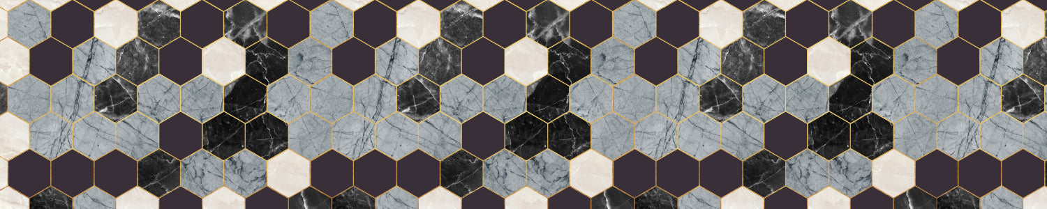 Waschbeckenrückwand Patchwork