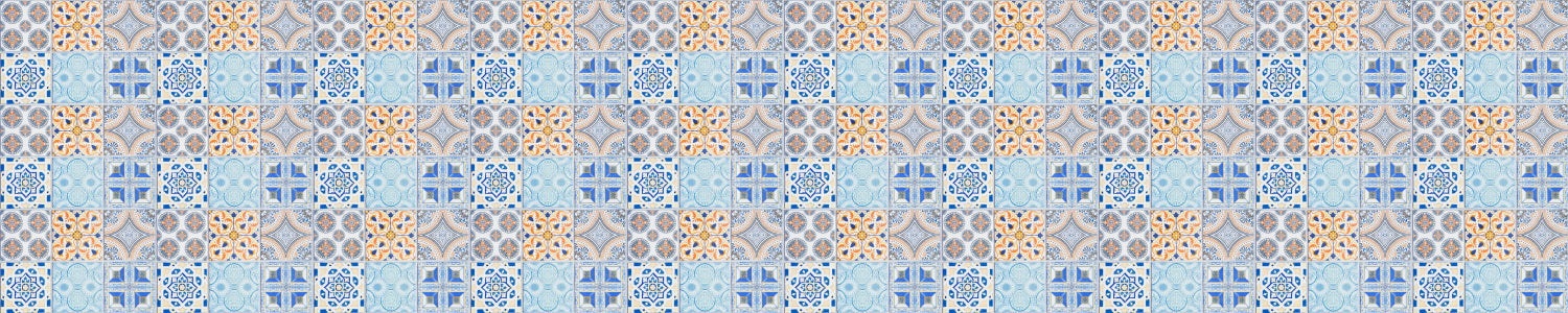 Badrückwand Patchwork