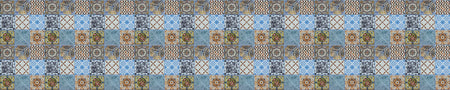Badrückwand Patchwork