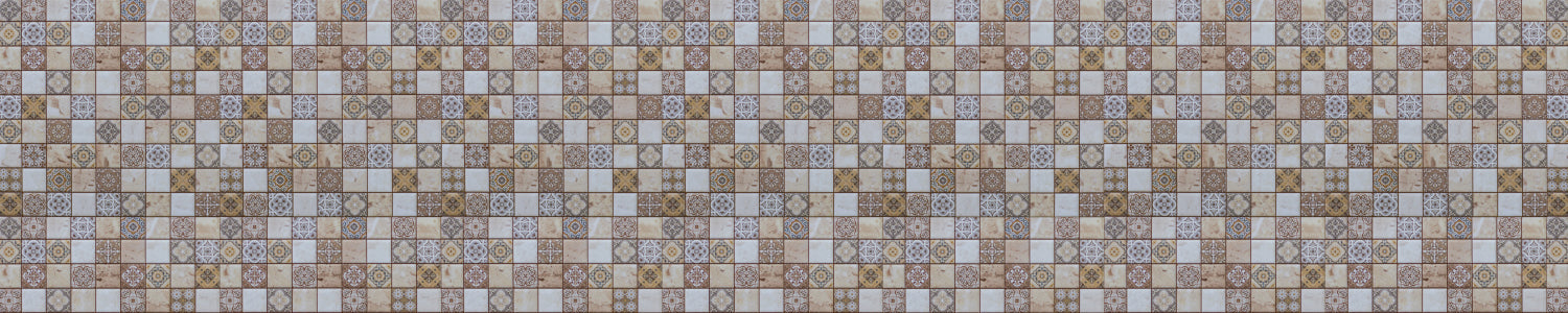 Waschbeckenrückwand Patchwork