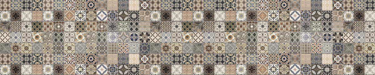 Badrückwand Patchwork