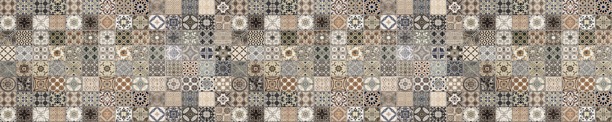 Waschbeckenrückwand Patchwork