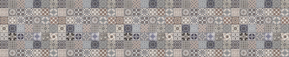 Waschbeckenrückwand Patchwork