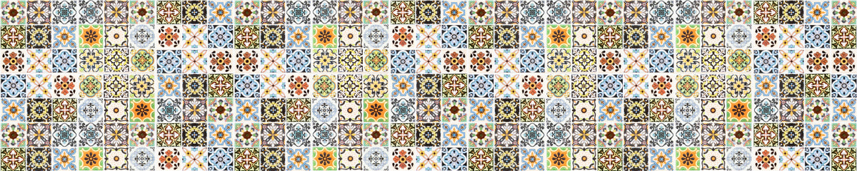 Waschbeckenrückwand Patchwork
