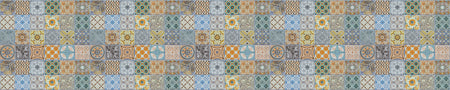 Waschbeckenrückwand Patchwork