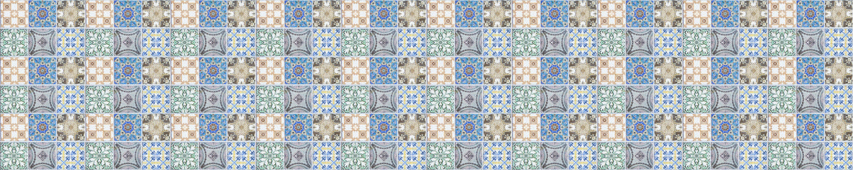 Badrückwand Patchwork