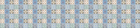 Badrückwand Patchwork