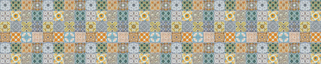 Badrückwand Patchwork