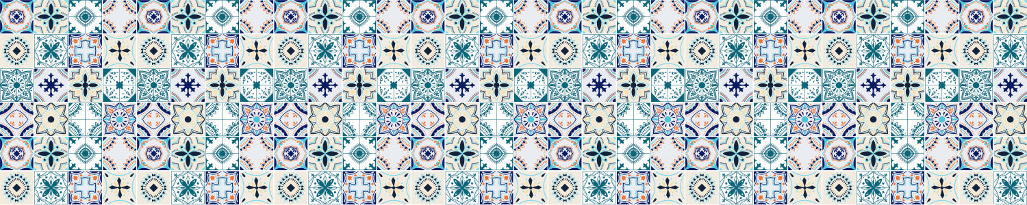 Waschbeckenrückwand Patchwork