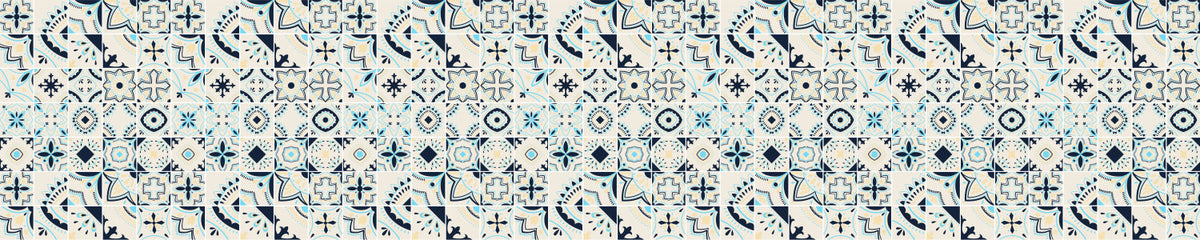 Waschbeckenrückwand Patchwork