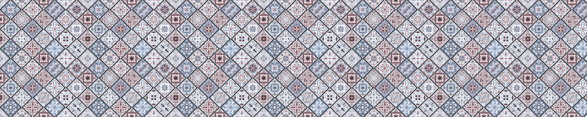 Waschbeckenrückwand Patchwork