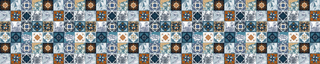 Badrückwand Patchwork