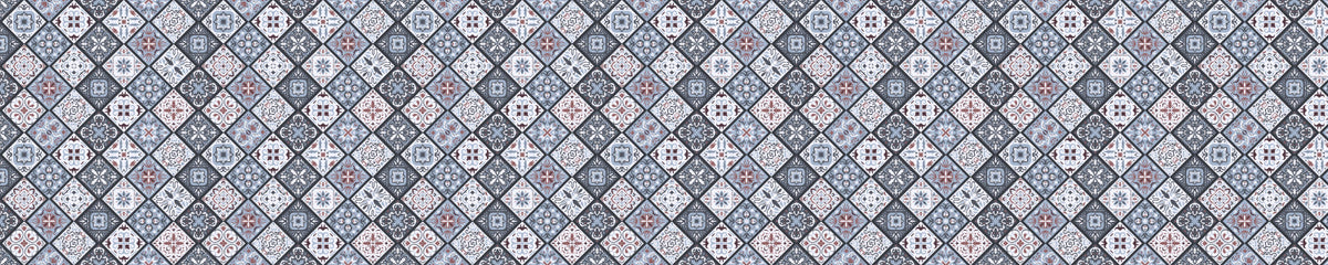 Badrückwand Patchwork