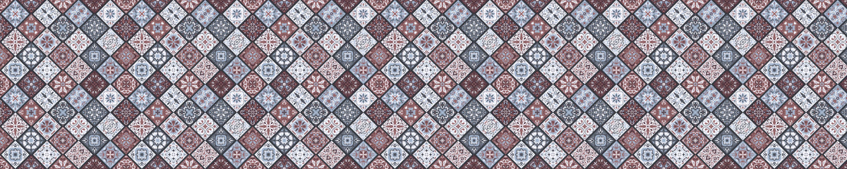 Waschbeckenrückwand Patchwork
