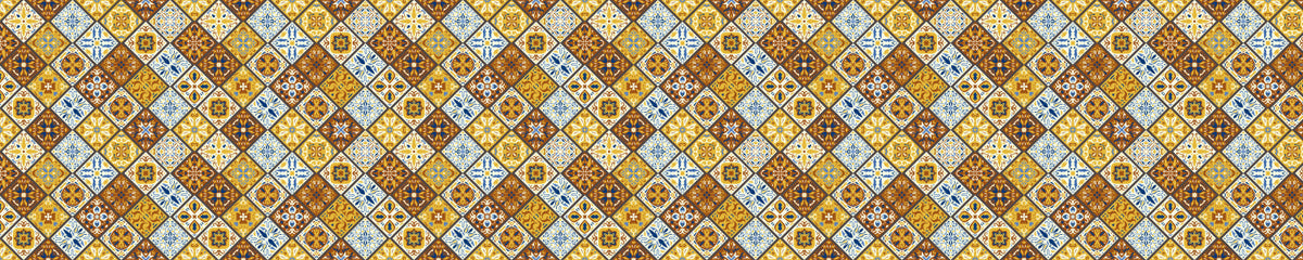 Badrückwand Patchwork