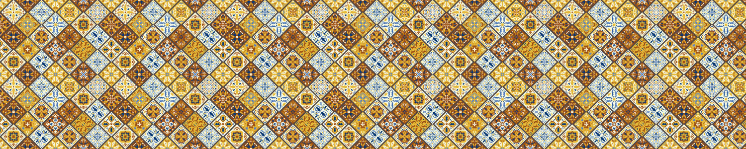 Badrückwand Patchwork