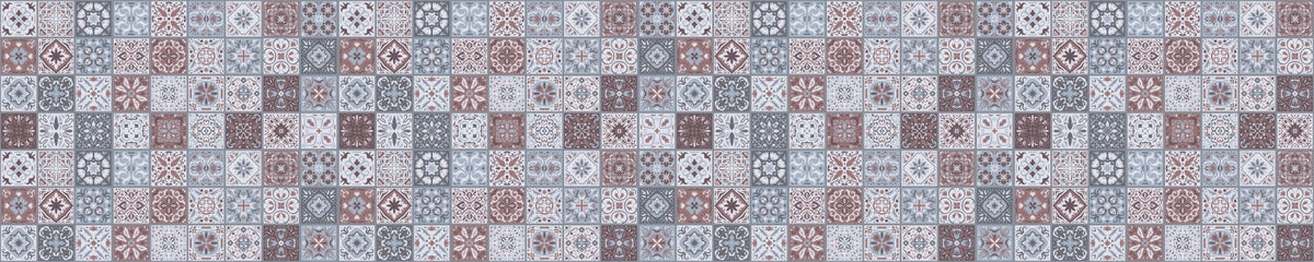 Waschbeckenrückwand Patchwork