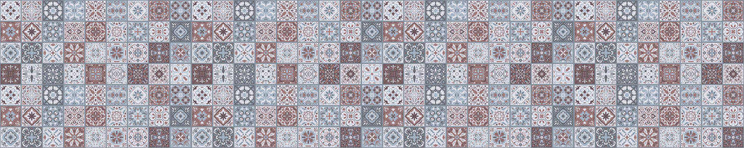 Waschbeckenrückwand Patchwork