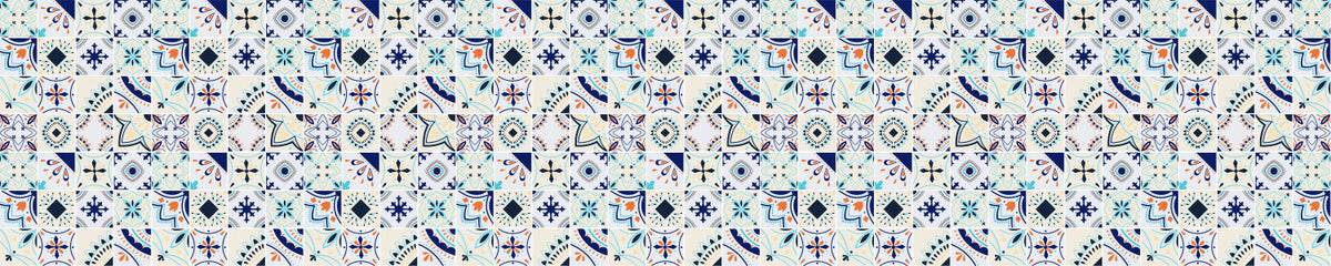Badrückwand Patchwork