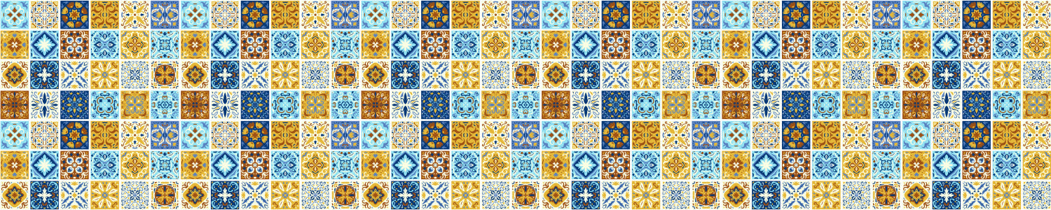 Waschbeckenrückwand Patchwork